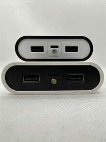 可拆卸移动电源芯18650电池免焊外壳移动电源盒 双USB免焊电池盒（不含电池）