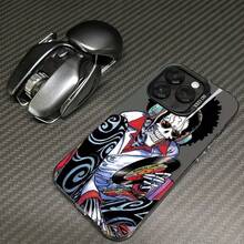 Adecuado para funda de teléfono móvil  11/12/13/14/15/16 Pro Max Plus, todo incluido, silicona máxima, borde , nuevo modelo, patrón de sombrero de paja5 - Colores mixtos - Ver 8