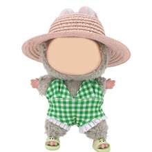 [Clothing Only] 17cm Fabric For Bikini, Doll Clothes, Summer Polka Dot Swimwear, Green Laabubu Doll Dress - Multicolor - View 9