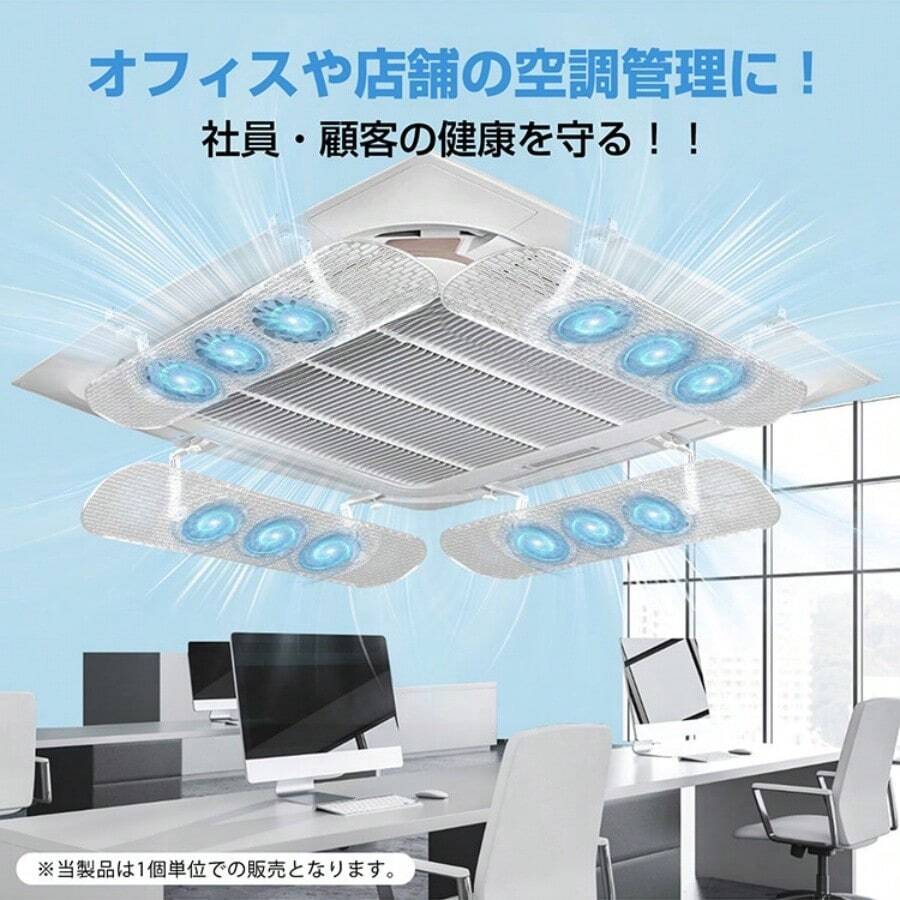 This White, Adjustable, 360° Fan-Mounted Air Conditioner Windshield ...