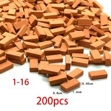 100/200 1:16 1:35 Model Bricks, Mini Bricks DIY Mini Building, House Building, Adult Building Model - Multicolor - View 10