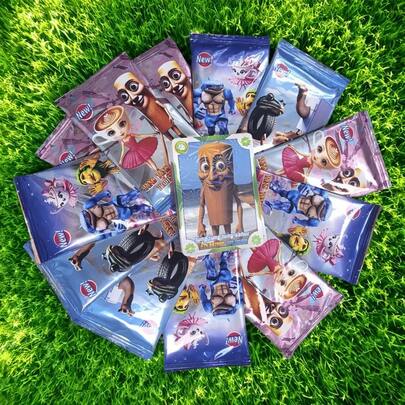 40/80 Cards - Tralala Tung Tung Sahur: Mythical Mountain And Sea Series Strategy Card Game, Each Pack Contains 8 Smooth Laser Printed Basic Cards, Anime Style Battle Collectible Cards, Random Outer Packaging - A Meaningful Gift For Anime Lovers