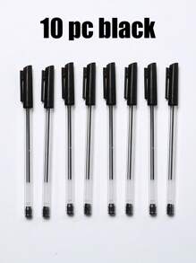 100 支圆珠笔防水创意塑料圆珠笔，适合男女学生、书写、笔记、标记、绘图、文具、学校用品返校