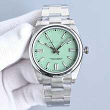 Reloj de yate gris para el hogar Log Rong, reloj mecánico automático para hombres, reloj mecánico fantasma de agua de fábrica C, envío directo de una pieza - plata - Ver 2
