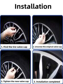 Um Conjunto de 30 Tampas de Válvula de Liga de Alumínio para Carros e Bicicletas, Tampas de Pneu Duráveis de Cinco Cores Feitas de Metais Vermelho, Azul, Preto, Dourado e Prata, Adequadas para Pneus, Válvulas e Conversores de Tamanho Geral