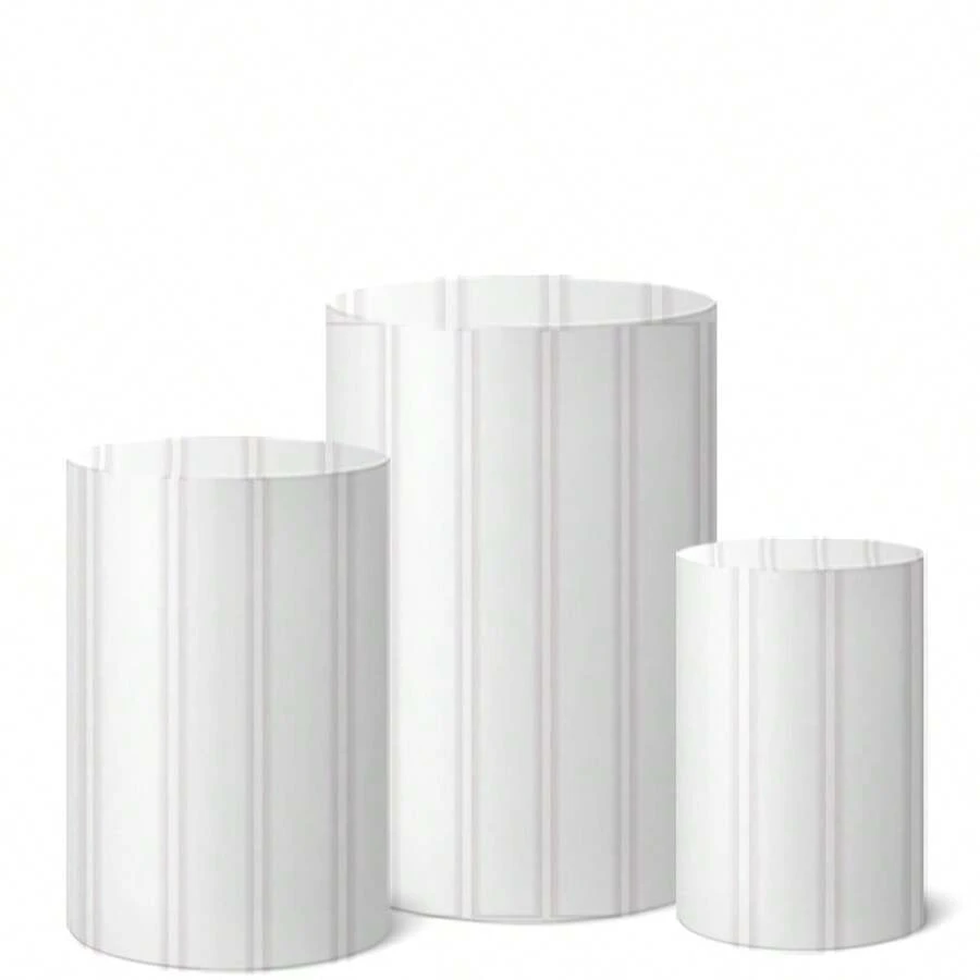 Trio Capas De Cilindro Veste Facil C/ Elastico Ripados