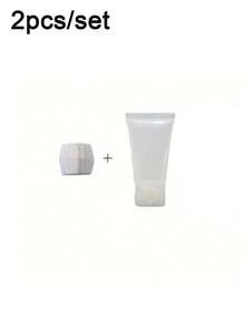 塑料牙膏管和洗面奶适配器，带补充装瓶，方便牙膏和洗面奶补充，化妆品软管瓶，洗面奶凝胶软管，牙膏分配器工具套装，家居用品，旅行套装