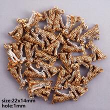 2/4/9pcs Mixed Colorful 3D Alloy Drip Oil Cute Animal, Fruit, Food, Marine Life Series Pendant DIY Necklace, Bracelet, Earring Jewelry Making Accessories