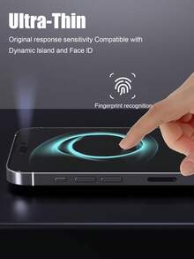 Bộ 3 miếng dán màn hình mờ, phủ toàn màn hình, chống bám vân tay, chống rơi vỡ, chống trầy xước, cảm ứng nhạy, độ phân giải cao, tương thích với dòng 16e/16/15/14/13/12/11 Pro Max/XR/X/XS Max/7/8 Plus/17/17 Air/17 Pro/17 Pro Max/17e - Trong sáng - Xem 9