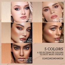 二合一保湿轻盈粉底遮瑕棒（带刷头），持久亮泽，遮瑕修容，防水妆容 - 15g - 查看 6