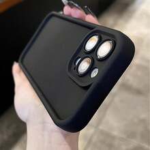 Für iPhone-Hülle mit Lanyard, Luftpolster-Technologie, stoßfester Fallschutz bis zu 6,6 Fuß - langlebige TPU-Anti-Rutsch-Griffabdeckung - Schwarz - Übersicht 5