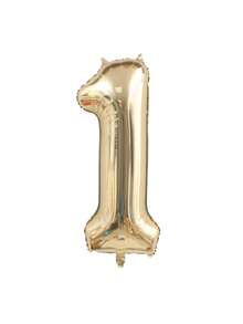 32/40 Inch Gold Number Helium Foil Balloons For Birthday Anniversary Party Decor, Gold Birthday Number Balloons For Adult & Kids Party, Photo Backdrop Decoration - Gold - View 7