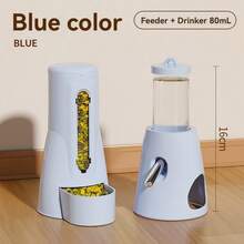 2-In-1 Hamster Food & Water Dispenser, Detachable Design, Convenient Feeding & Watering, Easy To Clean, Suitable For Small Pets - Multicolor - View 14