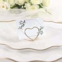 20/50/100pcs Metal Place Card Holders Photo Clip Stands Wedding Table Number Name Sign Stand For Wedding Birthday Party Home Decoration