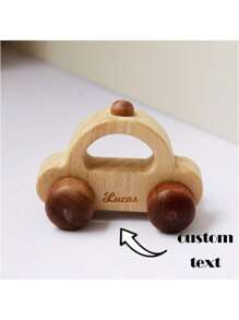 1pc Personalized Wooden Car Toy, Birthday Gift, Souvenir, Sensory Toy, Customized Present, Name Card Model Car, Gift For Family, 1pc Custom Name Premium Wooden Car,Ornamental,Multi-Functional,Reusable,Exquisite,Adorable,Colorful,Cute,Custom,Unique,Customized,Personalized,Baby Toys,Ideal Gifts For Him,Ideal Gifts For Her,For Anniversaries,For Birthdays,Customized Block Toys & Puzzles,Easy Comfort