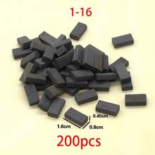 100/200 1:16 1:35 Model Bricks, Mini Bricks DIY Mini Building, House Building, Adult Building Model - Multicolor - View 3