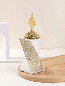 1Pc/1Set Simple And Generous Resin Incense Burner, Middle Eastern Arabic Style Incense Holder. Used For Home Fragrance And Home Decoration. Incense Holder, Home Living, Suitable For Home Decor, Bedroom, Living Room (As A Centerpiece), Office, Yoga Venue, And Party, Creating An Elegant Atmosphere. It Can Also Be Used For Temple Decoration,