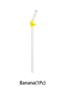 1/2/4 件/1/2 套可重复使用玻璃吸管，配有柠檬/樱桃/红草莓/粉红草莓水果饰物，适用于水杯，可爱弯曲透明吸管，配有清洁刷，适用于冷饮、奶茶、咖啡、果汁、冰沙、厨房、餐厅、鸡尾酒会、返校、送给女朋友/男朋友、父母、朋友的礼物、节日用品、万圣节、感恩节、圣诞节。 - 款式1 - 查看 18