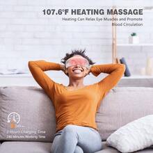 Eye Massager With Heat, Sleep Eye Mask With Music, Face Massager, Eye Care Device, Reduce Eye Strain Birthday Gifts For Women