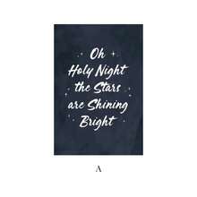 1PC Frameless Christmas Landscape Canvas Posters: Artistic Christmas Scenes, Christmas Gifts, Pine Trees, Reindeer, Winter Murals, Nordic Living Room, Bedroom, Dormitory Decoration Posters