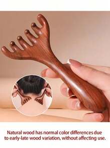 2pcs Set (Octopus Massager + Deer Horn Massage Claw) - Silver Octopus Head Massager, Steel Wire Soul Extracting Scalp Massage Claw, Deer Horn 5-Prong Scalp Natural Sandalwood Hair Therapy Massage Meridian Unisex Finger Massage Tool,Hair,Hair Tools,Hair Care,School,Back To School,Travel,Travel Essentials,Home Essentials,Spa,Massage Tool,Massage,Massager,Spa