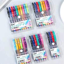 Bộ bút bi BIA Classic Neutral 10 chiếc/8 chiếc/6 chiếc, thích hợp để vẽ và đánh dấu, màu sắc tươi sáng, viết trơn tru, đầu bút 0.7mm, bộ bút bi trung tính thiết yếu cho mùa tựu trường. - Nhiều màu - Xem 10