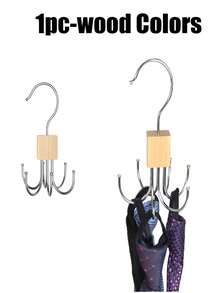 3/2/1pc Belt Organizer For Closet 360° Rotatable, Belt Hanger, 4/5/6pcs Space-Saving & Multi-Functional Closet Organizer For Belts, Bras, Ties, Scarves, Tank Tops & Wallets – Ultimate Accessory Storage Solution