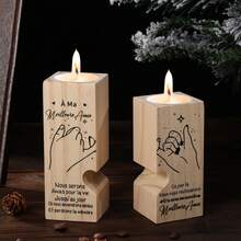 1pc "To My Best Friend" Personalized Candle Holder, Engraved Candle, Birthday Gift, Best Friend Gift