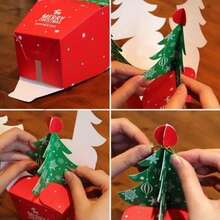 20pcs Christmas Tree Gift Boxes With Pop-Up Paper Christmas Tree - Suitable For Children, Baby Holiday Gifts And Small Gift Boxes - Multicolor - View 2