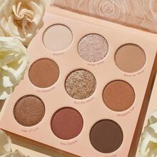 Colourpop Going Coconuts Eyeshadow Palette - Cool-Toned Neutral Eyeshadow Palette With Ultra-Velvety And Silky Finishes - High-Pigment Eye Makeup With A Long-Wearing Formula (0.3 Oz) - Tâm trạng khỏa thân - Xem 5
