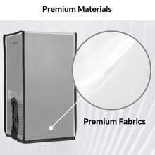 1pc XSX Game Console Transparent Dust Cover, Vertical Version, Dust-Proof And Wear-Resistant