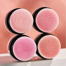 1PC Loose Powder Separate Storage Box Sponge Applicator For Sunscreen BottlingTravel Powder Case Portable With Mushroom Sponge Puff Cosmetic Case Blusher Powder Jar Container - Multicolor - View 3