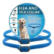 Natural ​Flea & Tick & Prevention Collar For Medium & Large Dogs, Waterproof, Soft,Comfortable,Adjustable, 8 Month Protection ,Length: 28in(1 Pack)