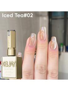 XEIJAYI 1pc Ice Candy Cat's Eye Gel Nail Polish - Peelable, UV/LED Soak-Off,  Glossy Finish For DIY & Salon Use-No Magnetic Stick Included - 彩色 - 查看 7
