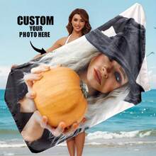 1Pc Soft Polyester Blend Custom Photo Beach Towel - Personalized Bath & Pool Towel, Perfect Vacation Gift, Modern Fantasy Design Travel Essentials Travel Accessories Beach Essentials,Sunny Journey,Xmas Decoration,For Housewarming,Elegant Living - Multicolor - View 12