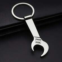 1 قطعة مفتاح معدني متعدد الوظائف، فتاحة زجاجات، أداة مفتاح السيارة، قلادة، فتاحة زجاجات، هدية صغيرة، إكسسوارات هالوين وعيد المعلم