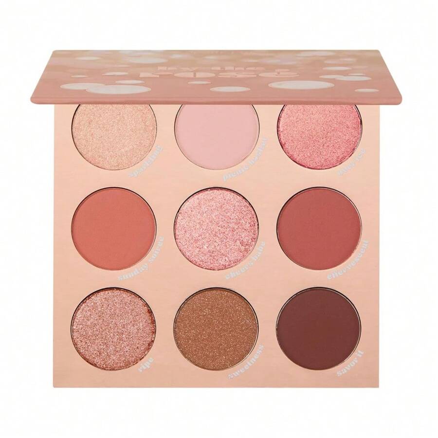 Colourpop Going Coconuts Eyeshadow Palette - Cool-Toned Neutral Eyeshadow Palette With Ultra-Velvety And Silky Finishes - High-Pigment Eye Makeup With A Long-Wearing Formula (0.3 Oz) - 玫瑰 - 查看 1
