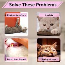 Katzen Plüsch Streifen Kissen Spielzeug mit Katzenminze