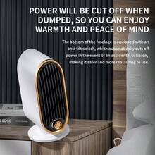 1 peça Mini aquecedor vertical, aquecedor elétrico para casa e quarto, novo modelo de aquecedor e ventilador