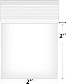 150pcs Mini Ziplock Bags 2x2 Small Plastic Bags For Pills-2 Mil - 白色 - 查看 2