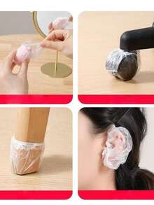 20pcs/100pcs-Luggage Wheel Cover - Dust-Proof Travel Cover, Disposable Travel Accessories, Item Storage Bag Cover, Ear Cover