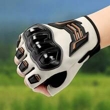 زوج قفازات بدون أصابع نصف الأصابع للرجال، قفازات مضادة للانزلاق للرياضات الخارجية والدراجات، قفازات ركوب