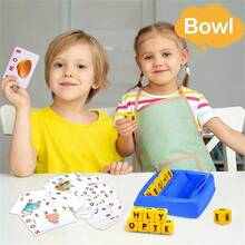 Children's English Word Matching Learning Flash Cards, Early Education Teaching Tool, Tabletop Game For Parent-Child Interaction, Holiday & Birthday Gift - Reading & Spelling Learning Toy, Flashcards, Preschool Tool Set For Boys & Girls, Match Visual Words, Ideal Birthday Present - Multicolor - View 9