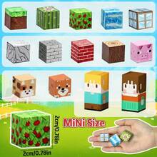 60/120/160pcs Magnetic Building Blocks, STEM Magnetic Tiles Sensory Toys, Suitable For Boys & Girls 3+ Years Old, Montessori DIY Puzzle Cube Construction Toys, Creative Stacking Toys, Ideal Birthday Or Holiday Gift (Some Colors Random) - Multicolor - View 3