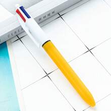 1支装 - 200支装 定制四色圆珠笔，多色笔，四合一按动式四色圆珠笔，适用于办公、学校用品、学生、礼品、派对赠品、办公室装饰 - 彩色 - 查看 126