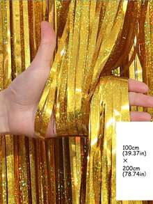 Cortinas con flecos de lámina ondulada de color azul verdoso/aguamarina, decoraciones para fiestas, fondos de fiesta, cortinas de lentejuelas y flecos para fotografía, decoración de fiestas temáticas, fiestas de cumpleaños, bodas, Navidad, graduación y aniversarios - Multicolor - Ver 10