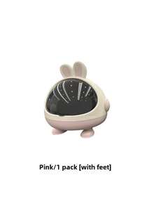 1 Set Organizador de escritorio con tapa de gran capacidad, estilo lindo de dibujos animados en rosa y azul, adecuado para almacenamiento diario en el escritorio