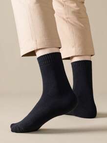 2双新款冬季保暖女袜 羊毛女袜 超厚实心美利奴羊毛袜 防寒防雪毛圈袜 圣诞礼物