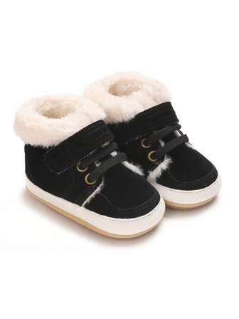 Comfortable Infant Casual Shoes, 6-12 Months Infant Boy Autumn/Winter Super Soft Rubber Sole Booties
