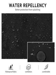 一件防水防油可调节厨房围裙，适合烹饪、烘焙、园艺，带口袋，是送给家庭厨师、烘焙师、花艺师、画家、咖啡师以及圣诞节、万圣节、感恩节等节日的绝佳礼物。 - 彩色 - 查看 9